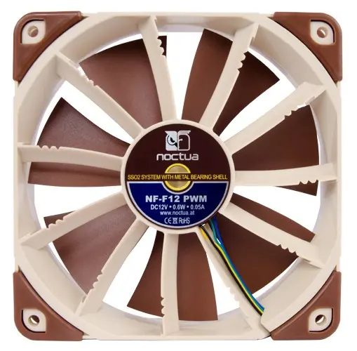 Noctua Вентилатор Fan 120mm NF-F12 PWM - image 2