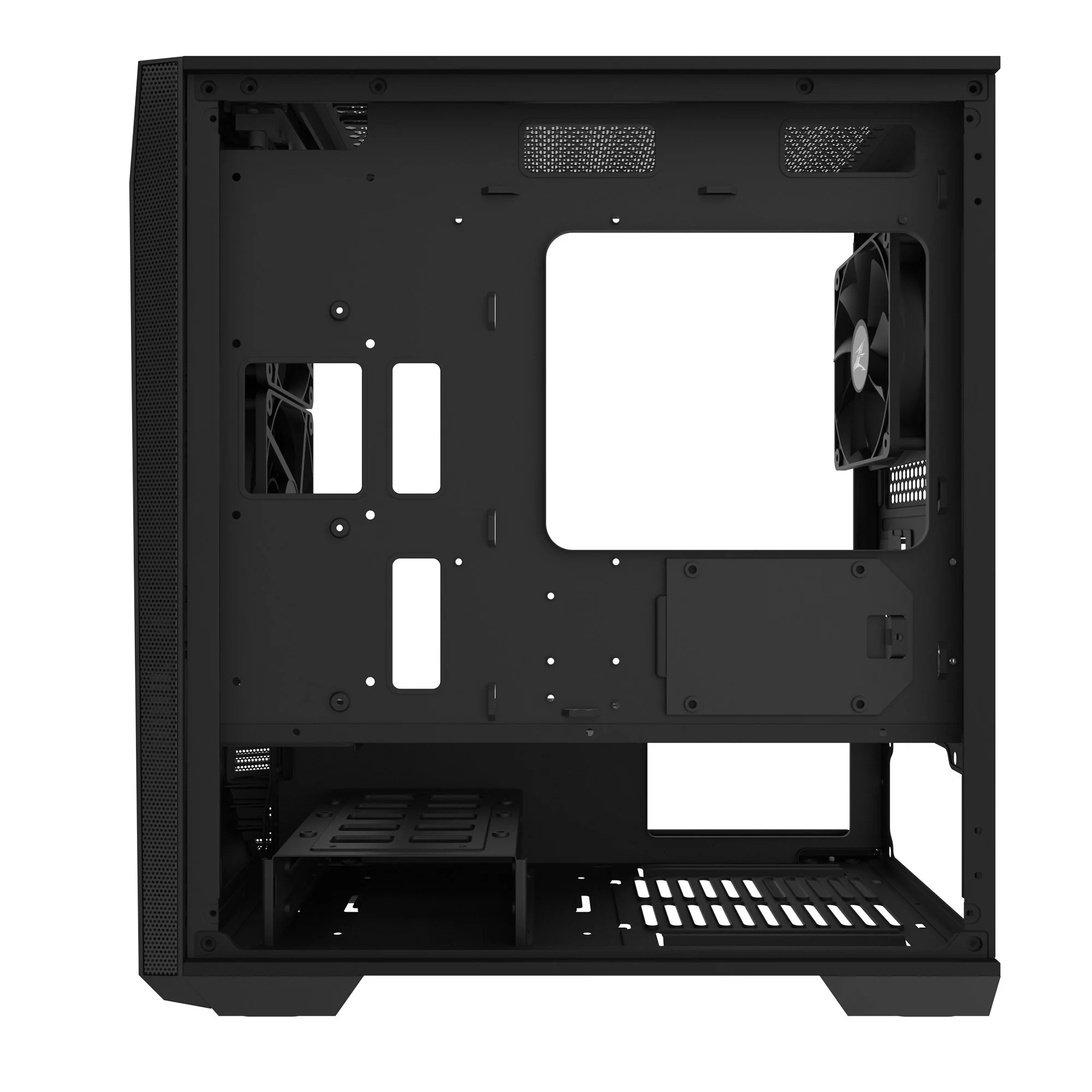 Zalman компютърна кутия Gaming Case mATX - Z1 Iceberg Black - image 27