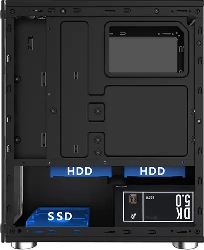 1stPlayer компютърна кутия Gaming Case mATX - X2 RGB - 3 Fans included - image 3