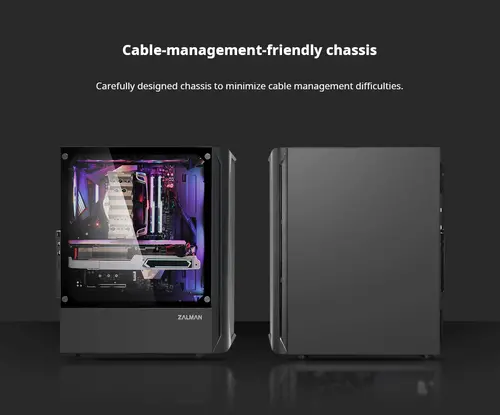 Zalman кутия за компютър Case ATX - N4 - RGB, Tempered Glass - image 11