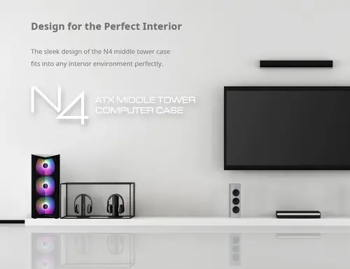 Zalman кутия за компютър Case ATX - N4 - RGB, Tempered Glass - image 15