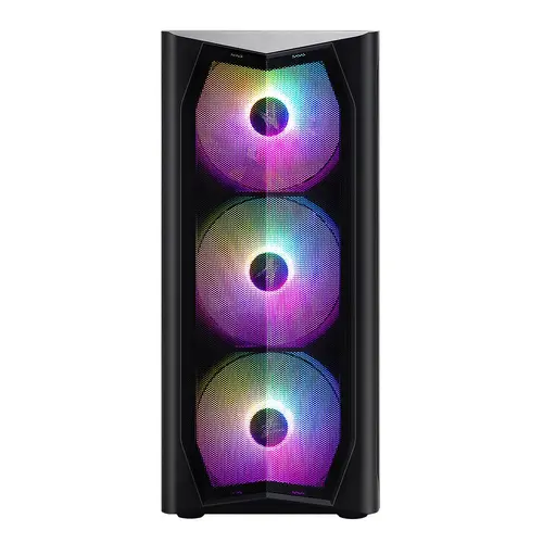 Zalman Κουτί υπολογιστή Case ATX - N4 - RGB, Tempered Glass - 2