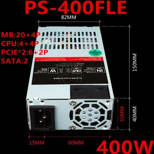 1stPlayer захранване PSU FLEX 400W - PS-400FLE - image 1