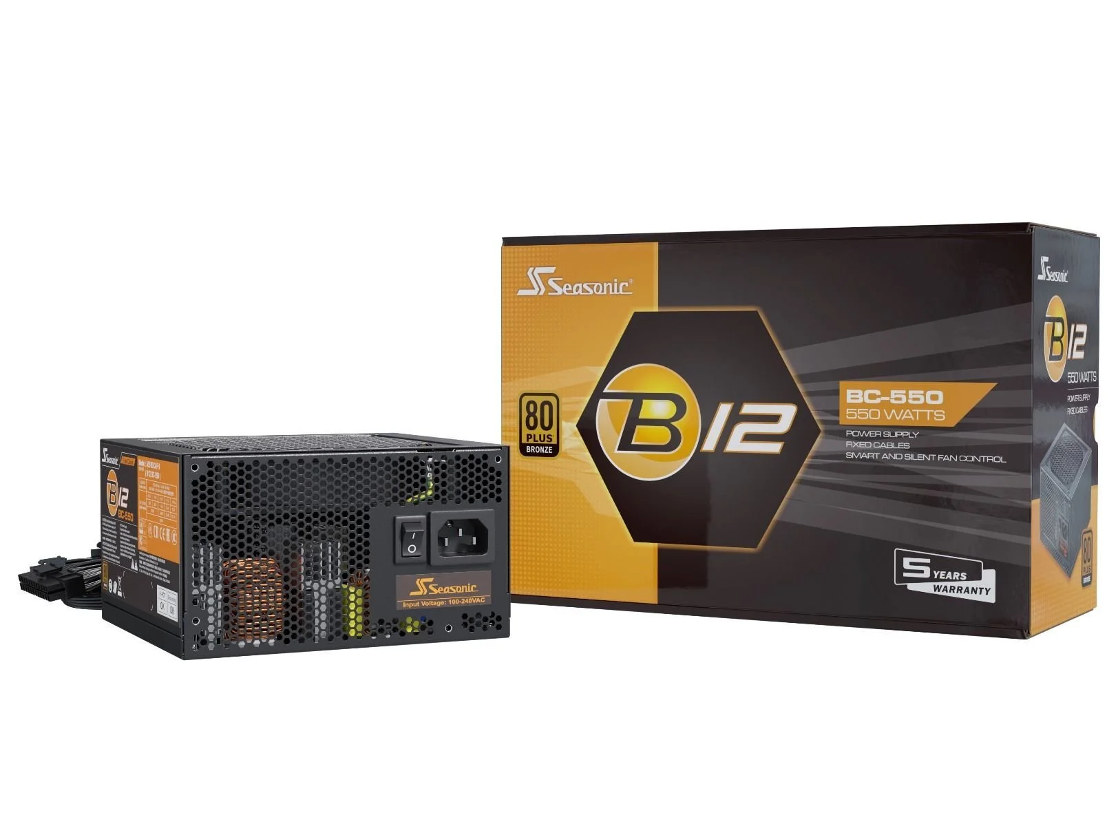 Seasonic Захранване PSU 550W Bronze - B12 BC-550 - image 2