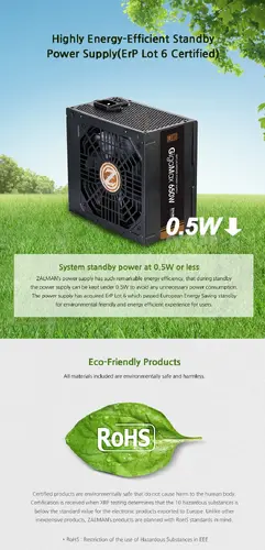 Zalman захранване PSU GigaMax 650W Bronze ZM650-GVII - image 9