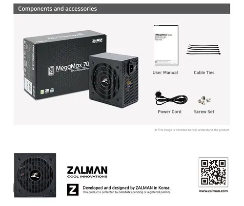 Zalman τροφοδοτικό PSU MegaMax 700W 80+ ZM700-TXII - 7