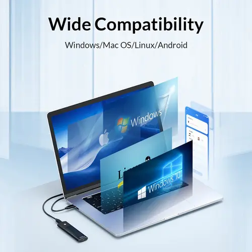 Orico външна кутия за диск Storage - Case - M.2 NVMe M/B key 10 Gbps Black - PWM2-G2 - image 12