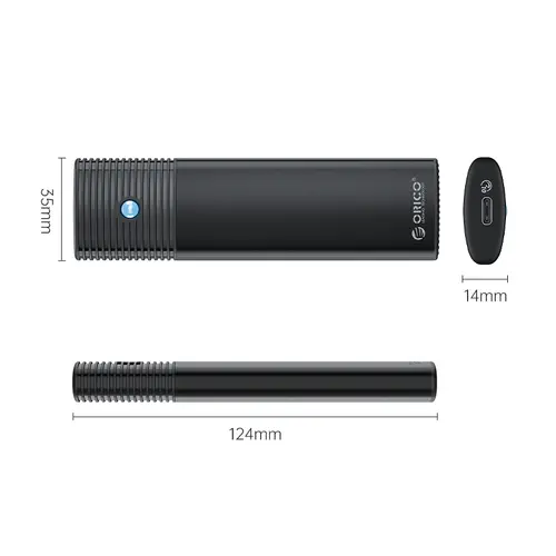 Orico външна кутия за диск Storage - Case - M.2 NVMe M/B key 10 Gbps Black - PWM2-G2 - image 18