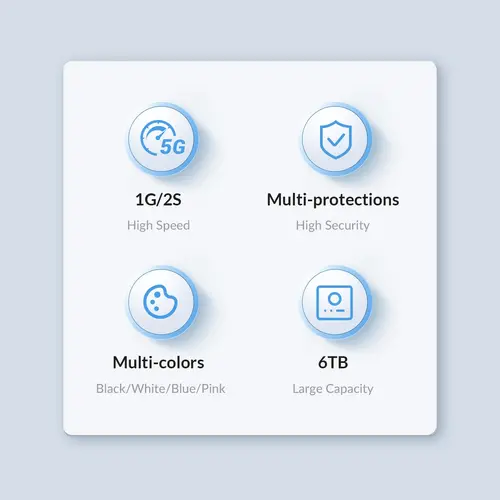 Orico θήκη δίσκου Storage - Case - 2.5 inch USB3.0 μπλε - 25PW1-U3-BL - 5