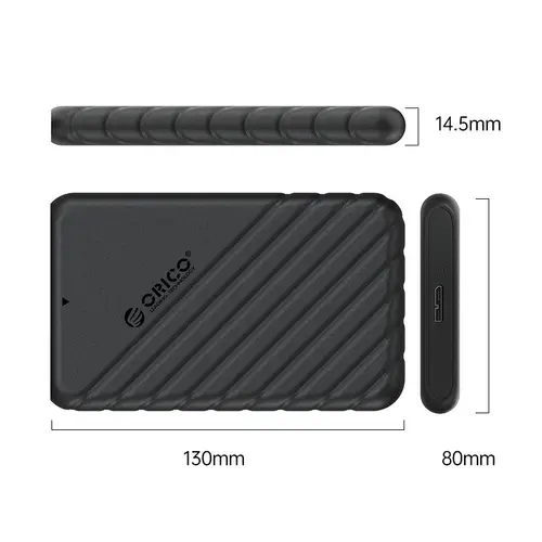 Orico θήκη δίσκου Storage - Case - 2.5 inch USB3.0 - 25PW1-U3-BK - 2