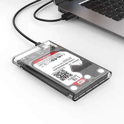 Orico външна кутия за диск Storage - Case - 2.5 inch 5Gbps Type-C Transparent - 2139C3-G2-CR-EP - image 2