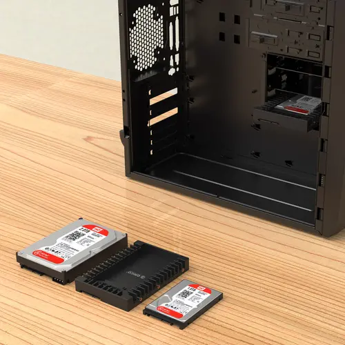 Orico кади за харддиск HDD Caddy 2.5-to-3.5 inch - 1125SS-V1-BK-BP - image 2