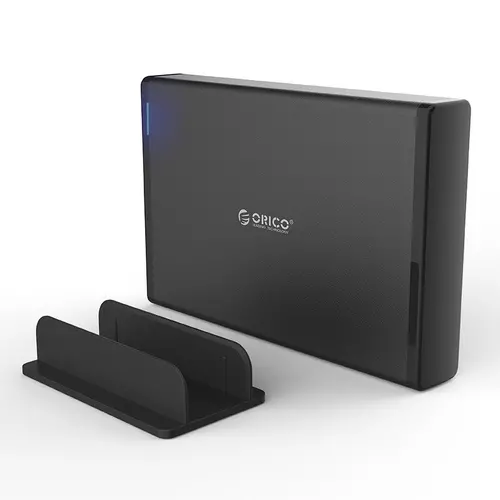Orico кутия за диск Storage - Case - 3.5 inch Vertical, USB3.0, Power adapter, UASP, black - 7688U3-BK - 4