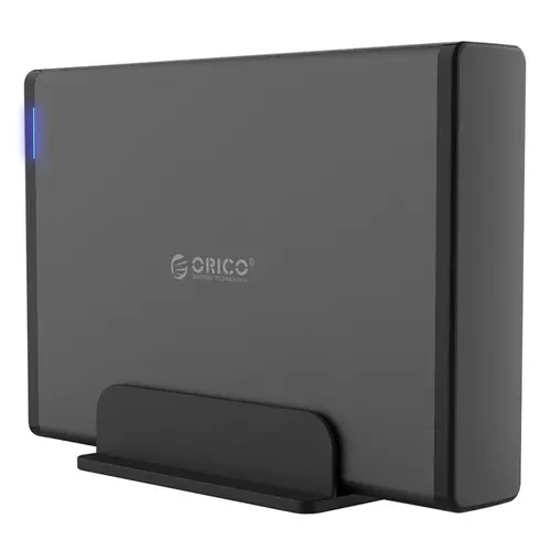 Orico carcasă pentru disk Storage - Case - 3.5 inch Vertical, USB3.0, Adaptor de alimentare, UASP, negru - 7688U3-BK - 1