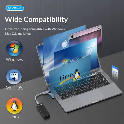 Orico външна кутия за диск Storage - Case - M.2 NVMe M key - USB3.1 Gen2 Type-C, 10Gbps - HM2-G2-BK - image 18