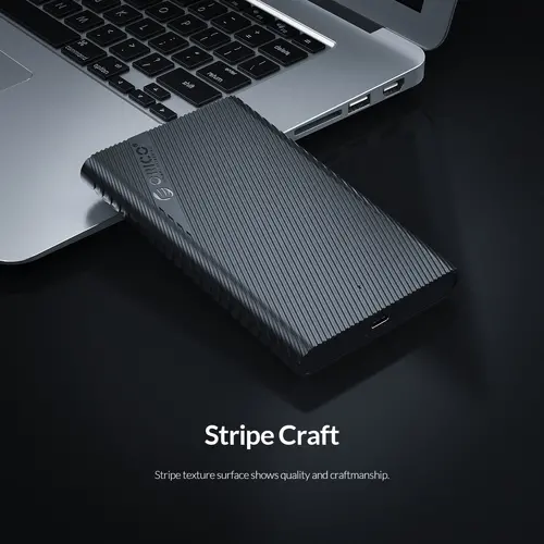 Orico външна кутия за диск Storage - Case - 2.5 inch TYPE C Black - 2521C3-BK - image 13