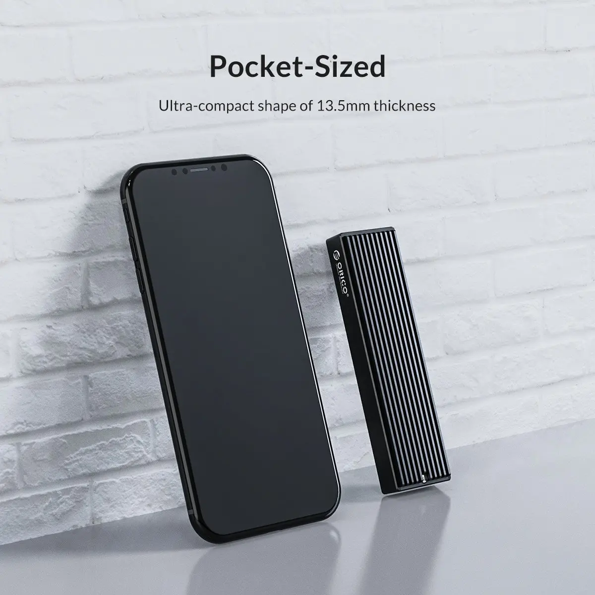 Orico външна кутия за диск Storage - Case - M.2 NVMe M-key 10 Gbps - M2PV-C3-BK-BP - image 12