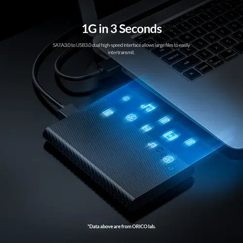 Orico кутия за диск Storage - Case - 2.5 inch USB3.0 - 2521U3-BK-EP - image 7
