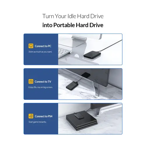 Orico carcasă pentru disc Storage - Case - 2.5 inch USB3.0 - 2520U3-BK-EP - 8