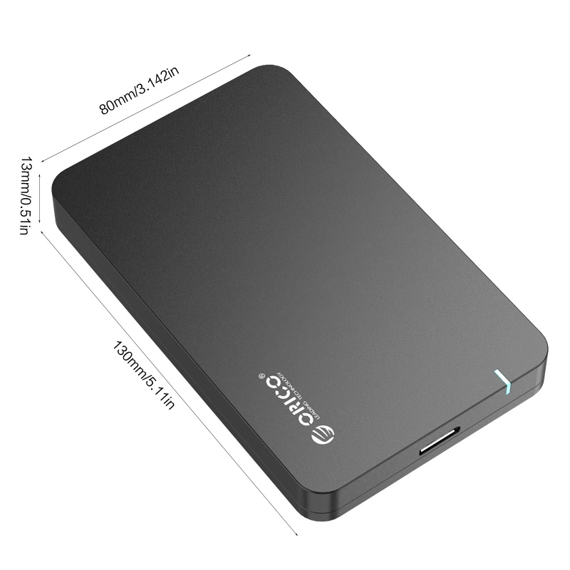 Orico външна кутия за диск Storage - Case - 2.5 inch USB3.0 Black - 2569S3-BK - image 1