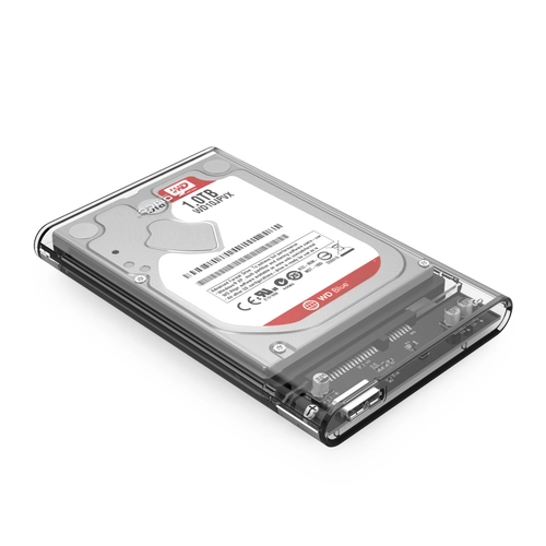 Orico прозрачна външна кутия за диск Storage - Case - 2.5 inch USB 3.0 transparent - 2139U3-CR - image 1