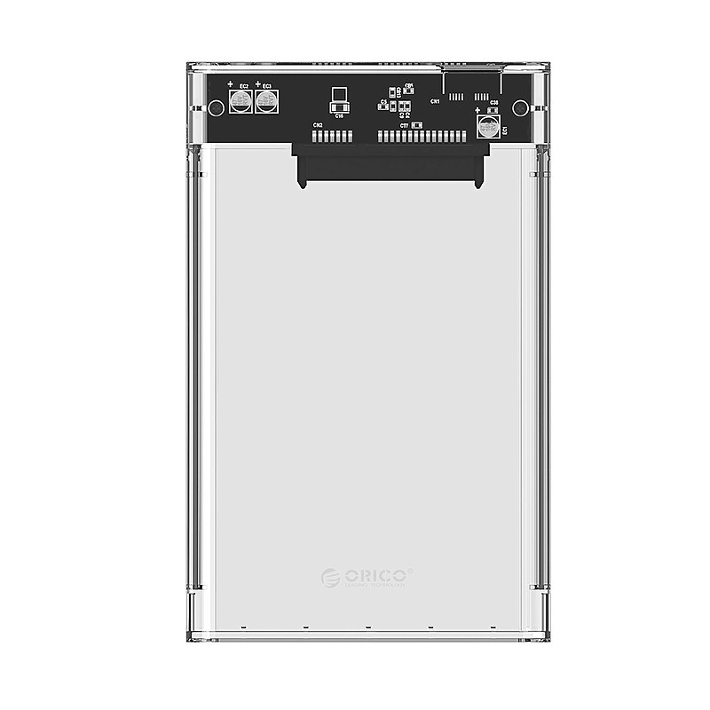 Orico прозрачна външна кутия за диск Storage - Case - 2.5 inch USB 3.0 transparent - 2139U3-CR - image 4