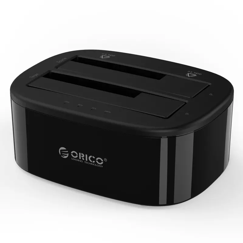 Orico σταθμός σύνδεσης Storage - HDD/SSD Dock - 2 BAY Clone 2.5/3.5 USB3.0 - 6228US3-C