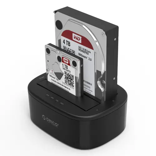 Orico σταθμός σύνδεσης Storage - HDD/SSD Dock - 2 BAY Clone 2.5/3.5 USB3.0 - 6228US3-C - 2