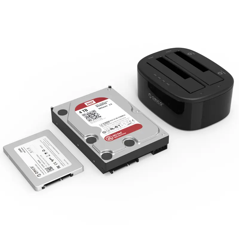 Orico σταθμός σύνδεσης Storage - HDD/SSD Dock - 2 BAY Clone 2.5/3.5 USB3.0 - 6228US3-C - image 2