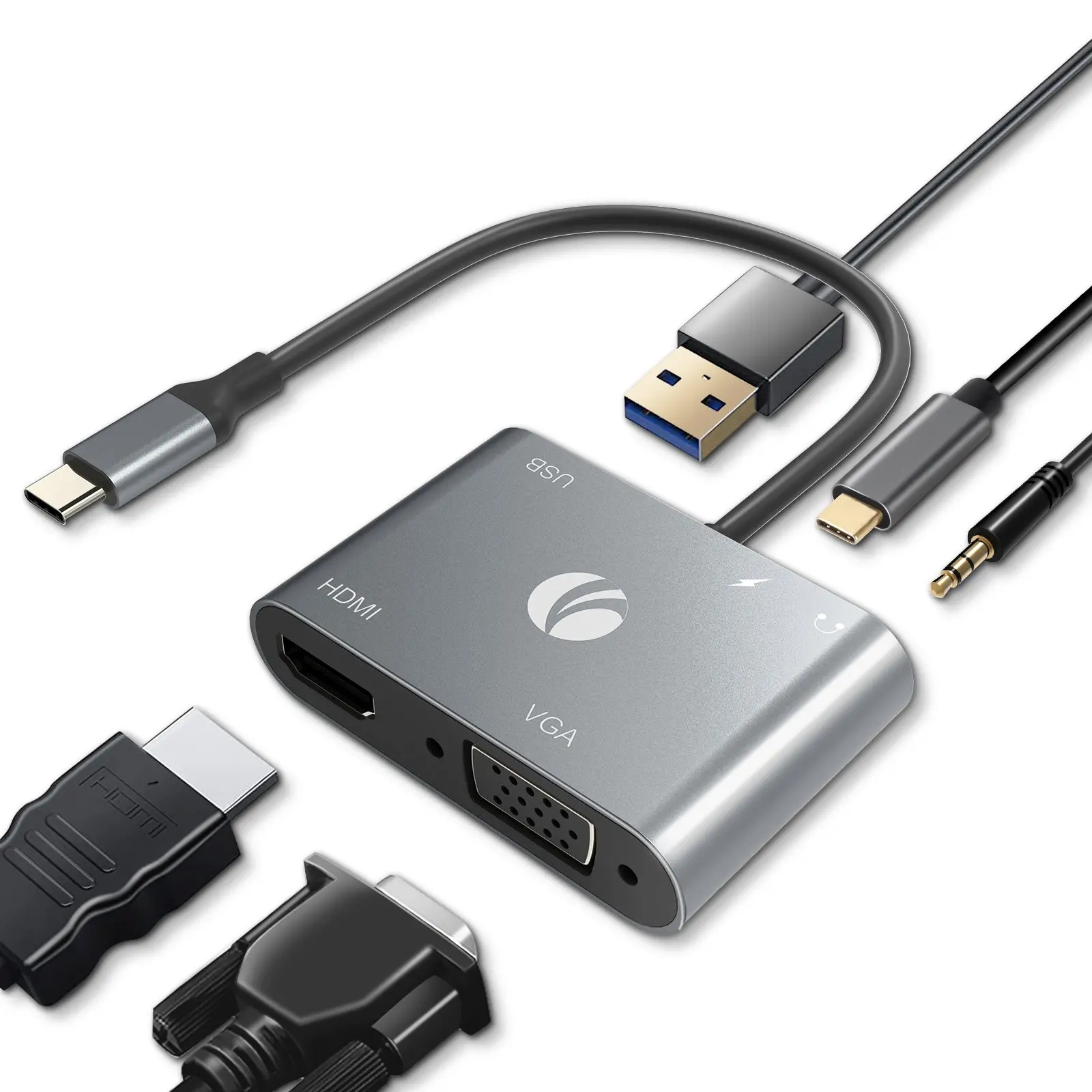 VCom σταθμός σύνδεσης Docking Station Type-C Power Distribution 3.0 100W - HDMI, Type-C x 1, USB3.0 - CU4511
