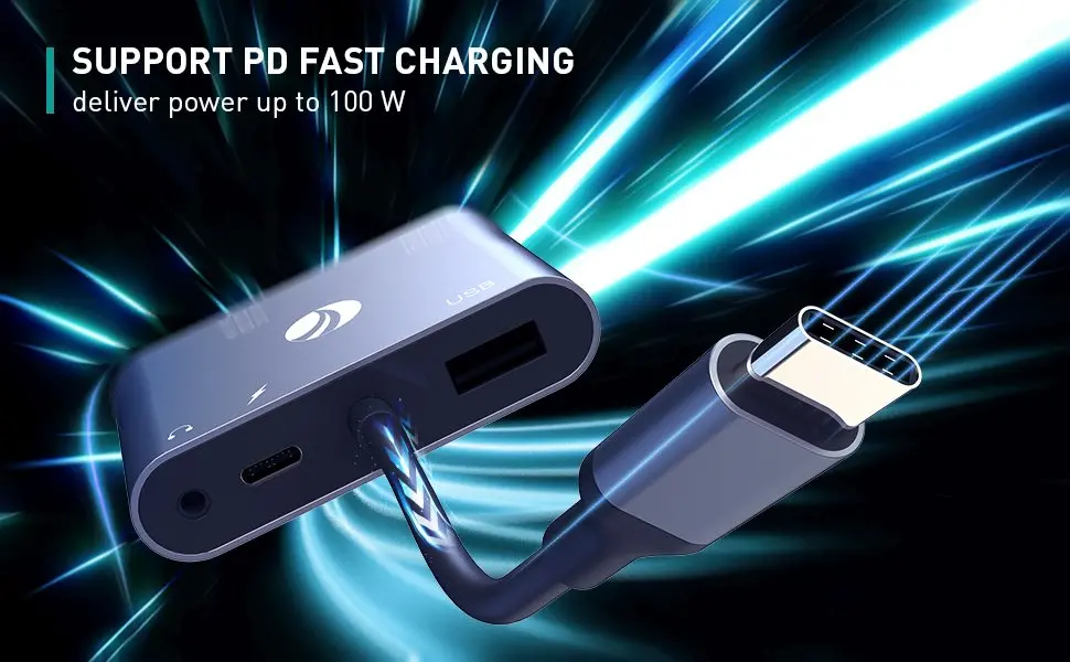 VCom докинг станция Docking Station Type-C Power Distribution 3.0 100W - HDMI, Type-C x 1, USB3.0 - CU4511 - image 9