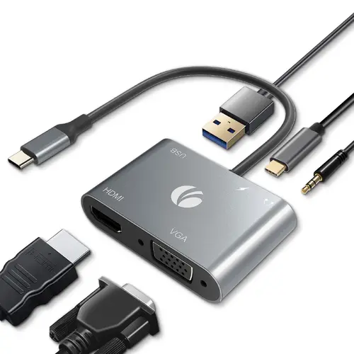 VCom σταθμός σύνδεσης Docking Station Type-C Power Distribution 3.0 100W - HDMI, Type-C x 1, USB3.0 - CU4511 - 1