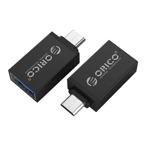 Orico преходник Adapter OTG -  USB Micro B to USB3.0 AF - CBT-UM01-BK - image 1