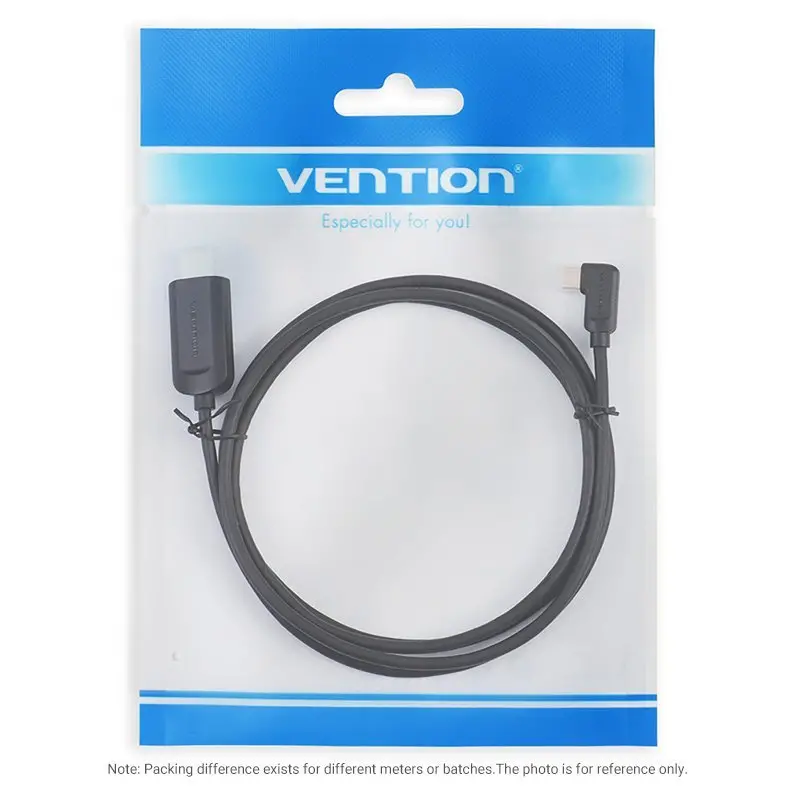 Vention Кабел Type-C to HDMI Cable Right Angle 1.5M Black - CGVBG - image 12