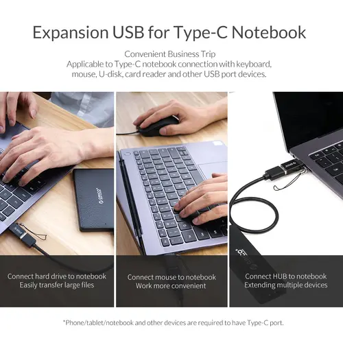 Orico Adaptor OTG USB3.0 AF la Type-C - CBT-UT01-BK - 12