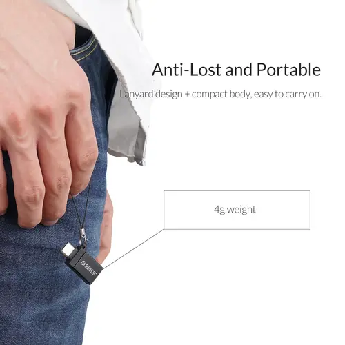 Orico Adaptor OTG USB3.0 AF la Type-C - CBT-UT01-BK - 14