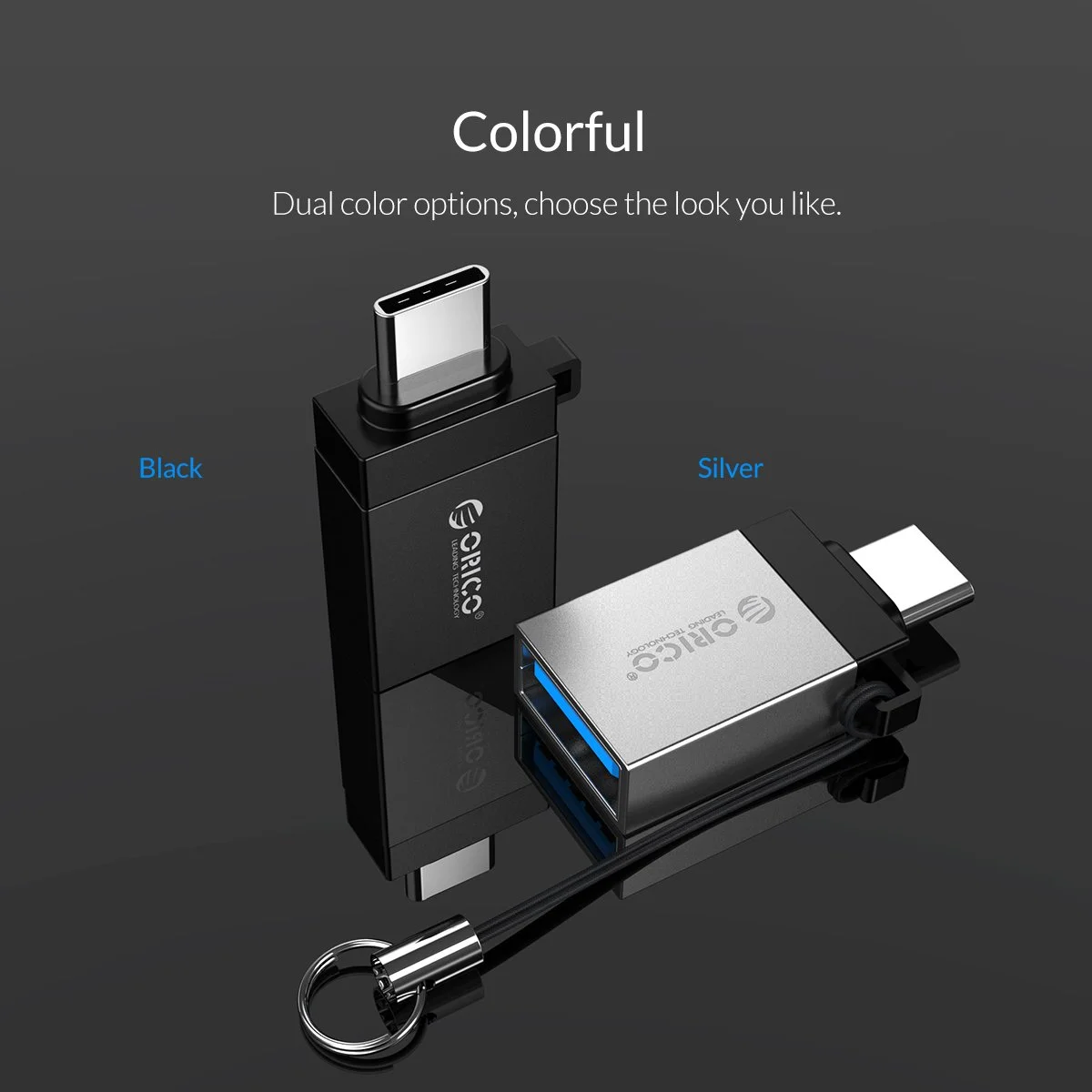 Orico Адаптер Adapter OTG USB3.0 AF to Type-C - CBT-UT01-BK - image 17