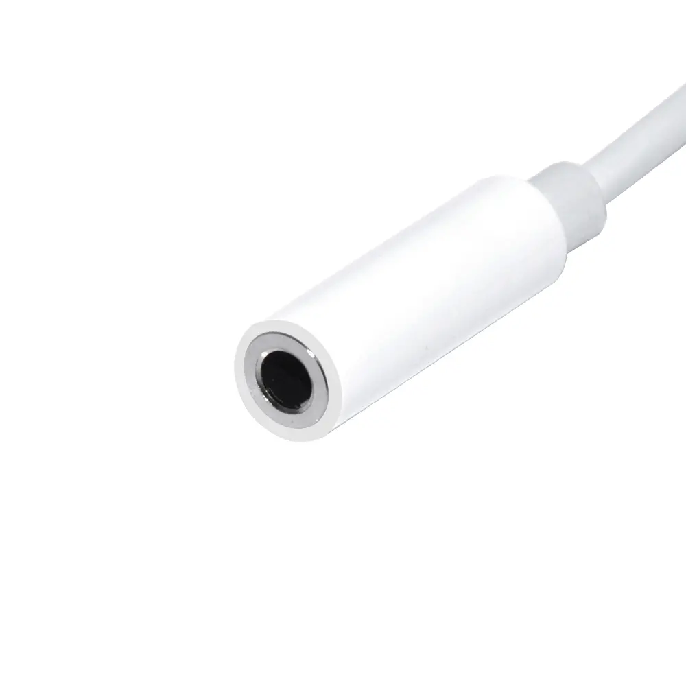 Makki Adaptor Type-C M la mufă audio jack 3.5mm 4P F, Alb - MAKKI-CBL-C-AUDIO-WH - image 2