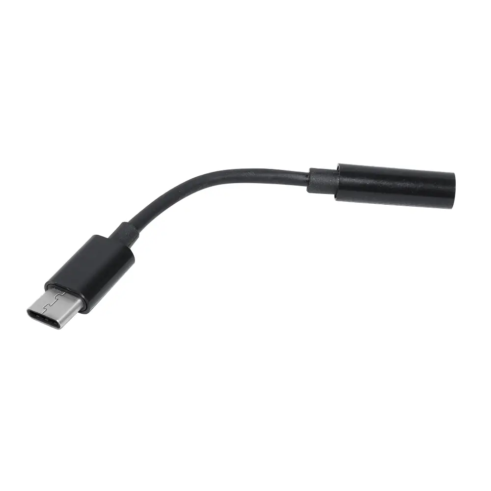 Makki αντάπτορας Adapter Type-C M σε 3.5mm audio jack 4P F, μαύρο - MAKKI-CBL-C-AUDIO-BK