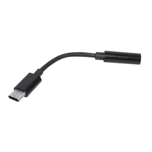 Makki αντάπτορας Adapter Type-C M σε 3.5mm audio jack 4P F, μαύρο - MAKKI-CBL-C-AUDIO-BK - 1