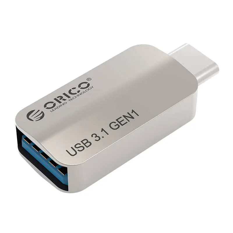 Orico adaptor OTG USB 3.1 Type C la Type A/F, metalic - CTA2-SV