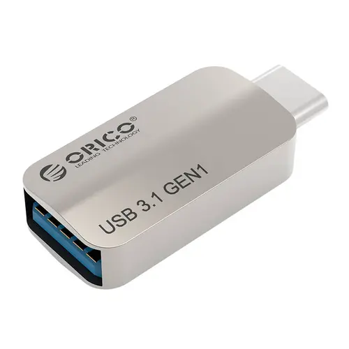 Orico αντάπτορας OTG USB 3.1 Type C σε Type A/F, μεταλλικός - CTA2-SV - 1