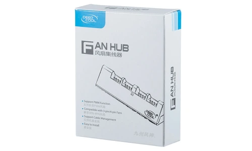 DeepCool Разклонител за вентилатори Fan HUB 4 fans PWM/3pin - image 2