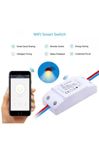 Woox умно реле Relay - R4967 - WiFi Smart Switch 10A - image 1