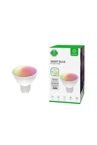 Woox смарт крушка Light - R9076 - WiFi Smart GU10 LED Bulb, RGB+White, 5W/40W, 400lm - image 5