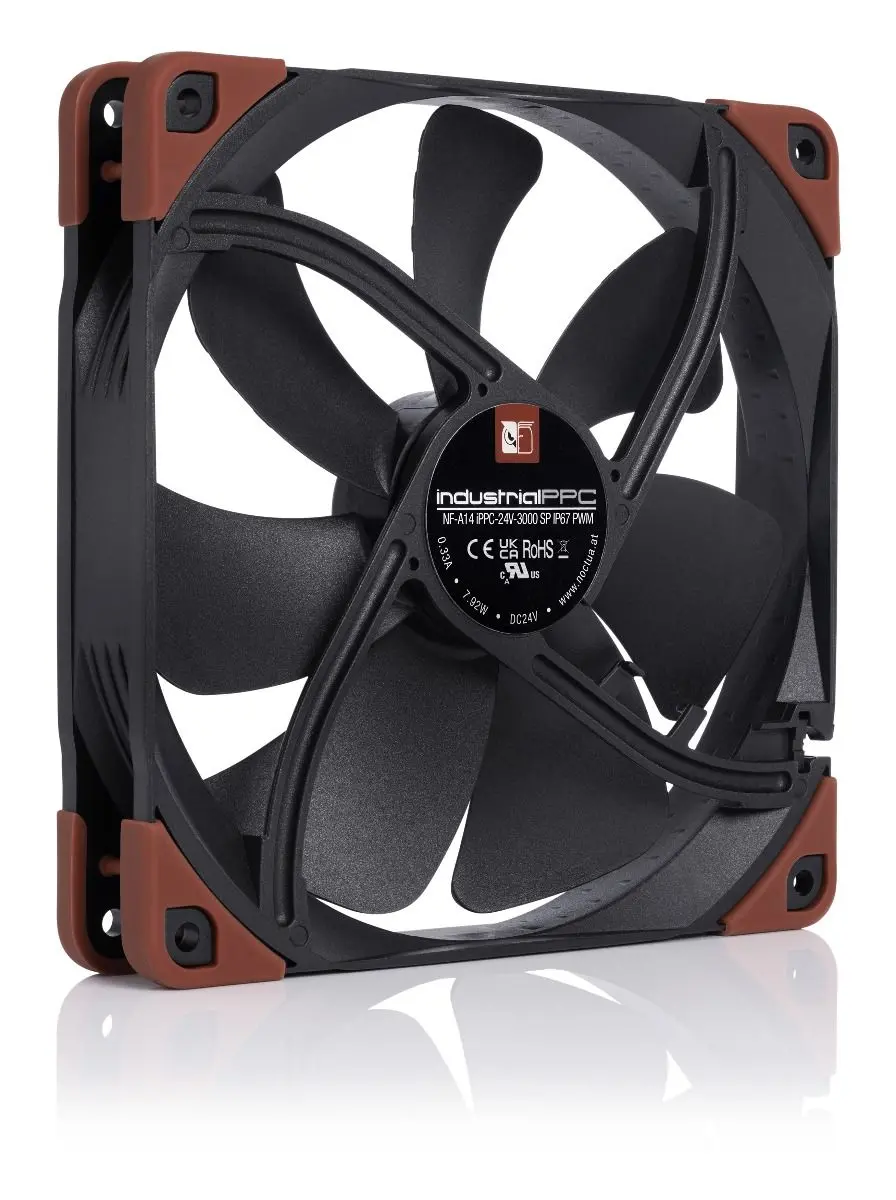 Noctua Влагозащитен / Прахозащитен Вентилатор Fan 140mm single-phase motor NF-A14-iPPC-24V-3000-SP-IP67-PWM - image 1