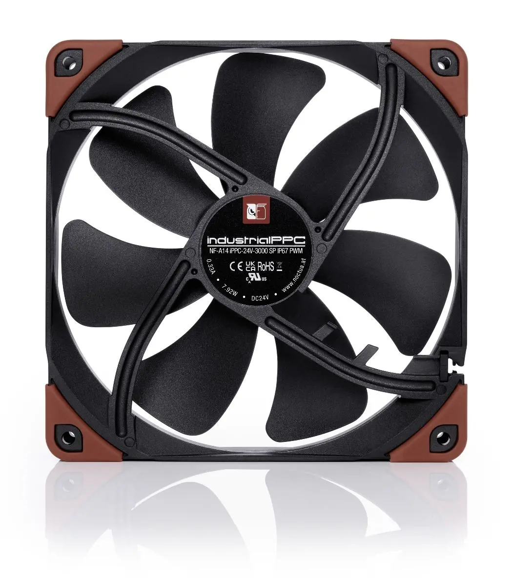 Noctua Влагозащитен / Прахозащитен Вентилатор Fan 140mm single-phase motor NF-A14-iPPC-24V-3000-SP-IP67-PWM - image 2