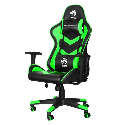 Marvo геймърски стол Gaming Chair CH-106 v2 Black/Green - image 2