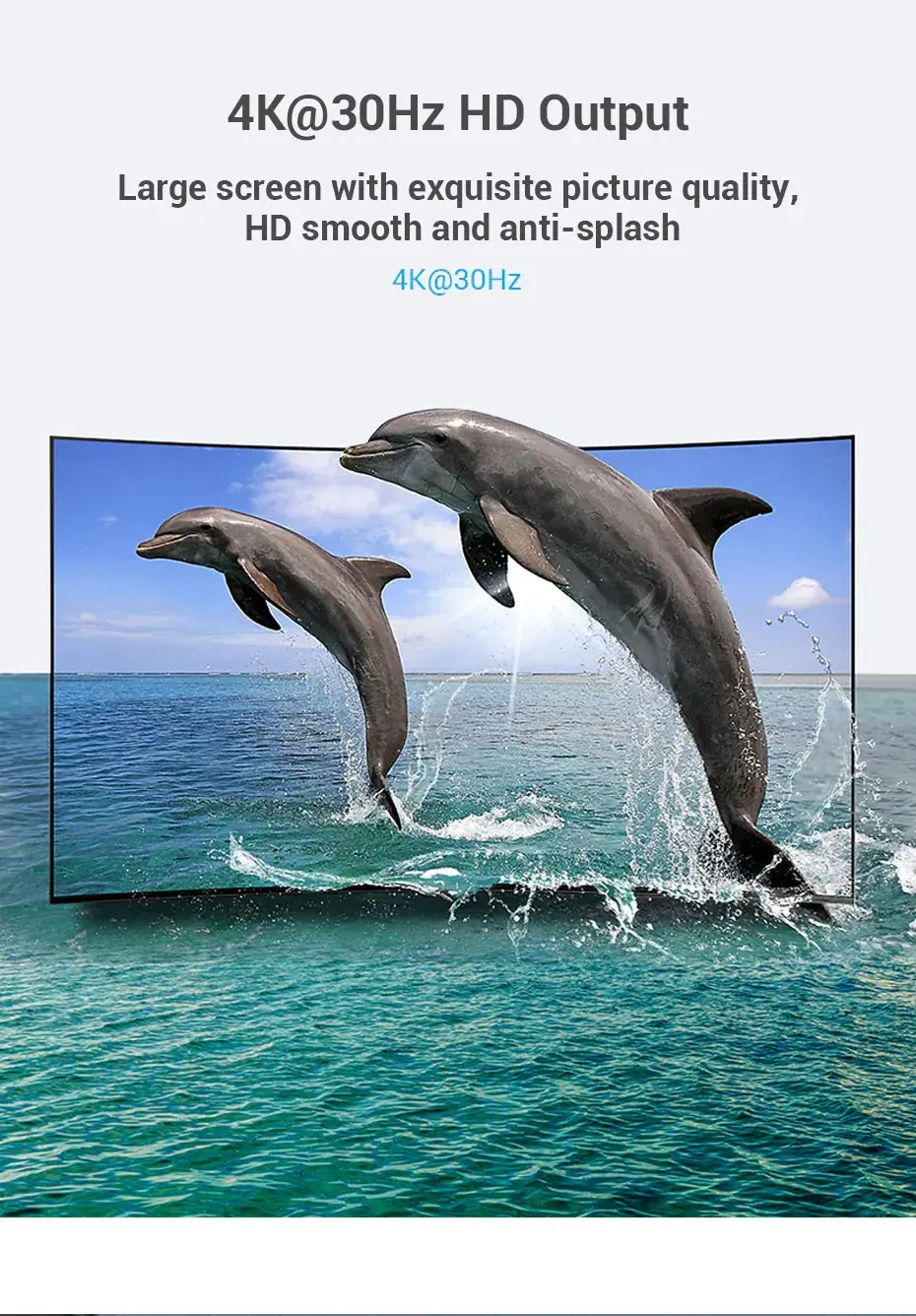 Vention адаптер Adapter DisplayPort M / HDMI F - 4K, Black - HBPB0 - image 1