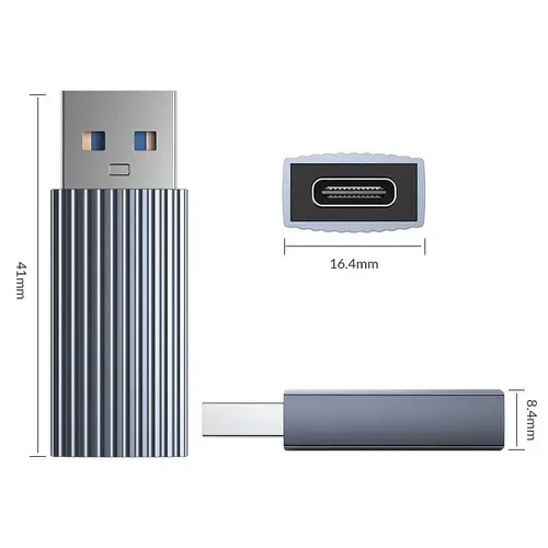 Orico αντάπτορας USB3.1 σε Type-C (θηλυκό) - AH-AC10-GY - 2